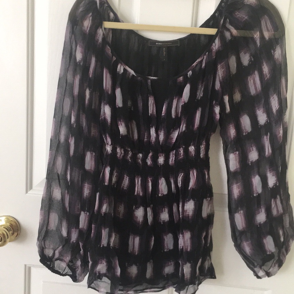 100% Silk Shirt BCBG